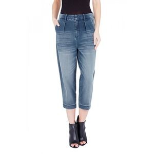 Sass & Bide Women's Night Vision Denim Cropped Pants Jeans Blue Tint 2 Nwt $270